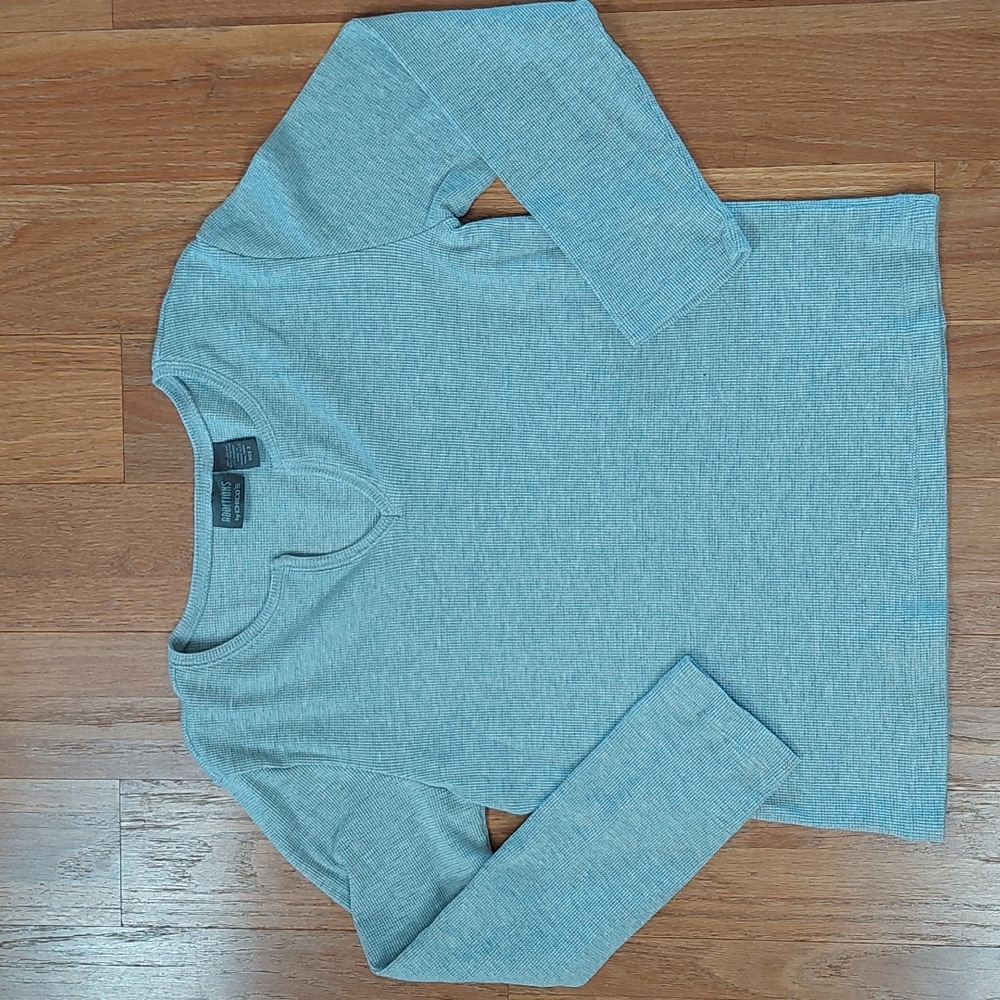 Additions by Chico Juniors XL Chicos Size 3 Gray Henley Top
